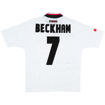 1996-97 Manchester United Camiseta Visitante Beckham #7 - 8/10 - (JUVENIL)