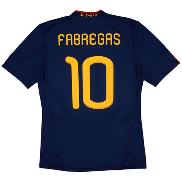 2010-11 Spain Away Shirt Fabregas #10 - 8/10 - (M)