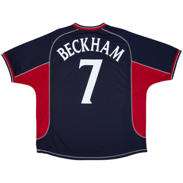 2000-01 Manchester United Third Shirt Beckham #7 - 8/10 - (L)