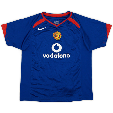 【正規03-05ManchesterUnited away Ronaldo#7】 2003-05 Manchester United Away Shirt Ronaldo #7 - 5/10 - (L)