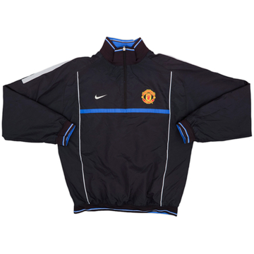 2002-03 Manchester United Nike 1/4 Zip Reversible Top - 8/10