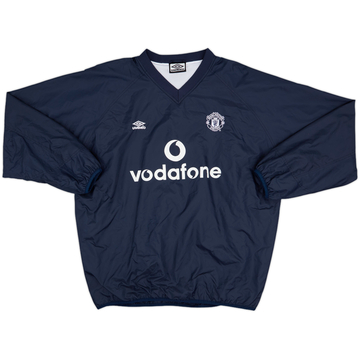 1992-93 Manchester United Umbro Drill Top - 7/10 - (L)