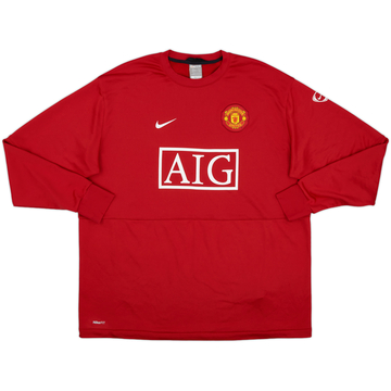 2005-06 Manchester United Nike Sweat Top - 7/10 - (XXL)