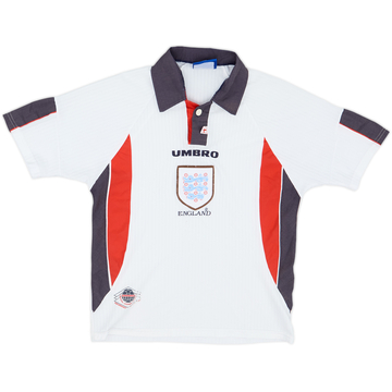 1997-99 England Home Shirt - 8/10 - (Y)
