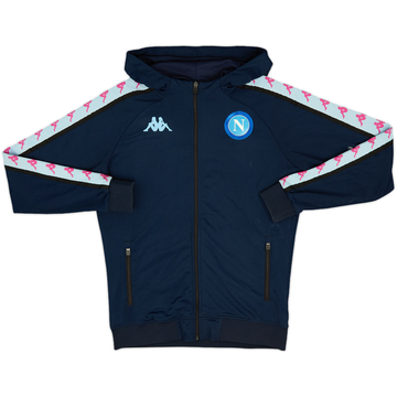 2020-21 Napoli Kappa Hooded Track Jacket - 9/10 - (XL)