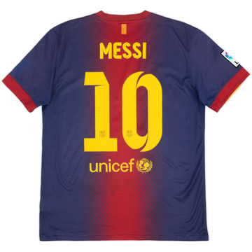 2012-13 Barcelona Home Shirt Messi #10 - 7/10 - (M)