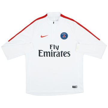 2016-17 Paris Saint-Germain Nike 1/4 Zip Drill Top - 8/10 - (S)