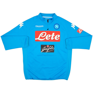 2017-18 Napoli Kappa 1/2 Zip Training Top - 6/10 - (XL)