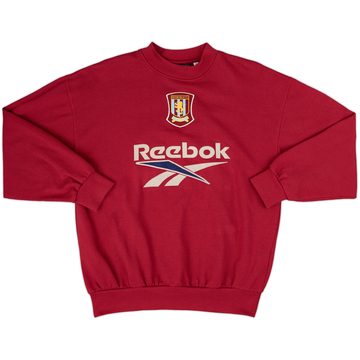 1995-96 Aston Villa Reebok Drill Top - 7/10 - (XL)