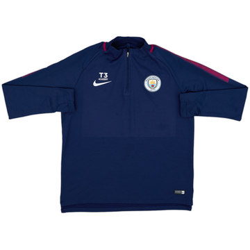 Manchester City Retro Drill Quarter Zip Top | Official Man