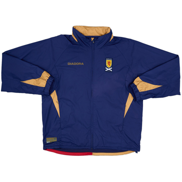2005-06 Scotland Diadora Hooded Rain Jacket - 8/10 - (XL)