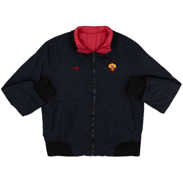 AS ROMA DIADORA ハイネックジャケット 2003-04 Roma Diadora Padded Gilet Jacket - 8/10 - (L)
