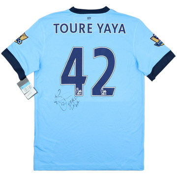 2011-12 Manchester City Home Shirt Yaya Toure #42 - 7/10 - (M)
