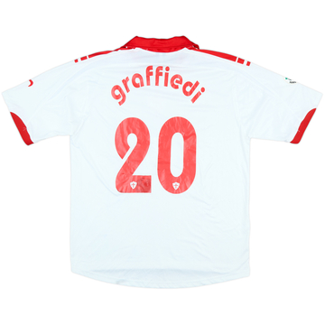 2007-08 Triestina Camiseta de visitante de emisión de partido Graffiedi #20