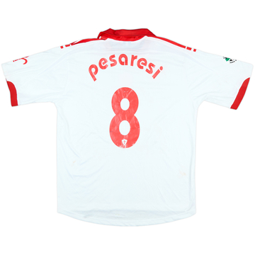 2007-08 Triestina Camiseta de visitante de emisión de partido Pesaresi #8