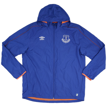 2016-17 Everton Umbro Hooded Rain Jacket - 9/10 - (L)
