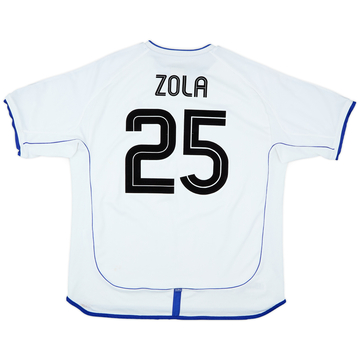 2001-03 Chelsea Home Shirt Zola #25 - 6/10 - (XL)