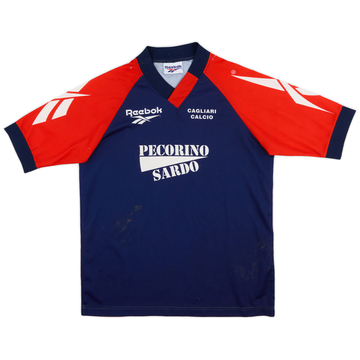 1996-98 Cagliari Reebok Training L/S Shirt - 8/10 - (XL)