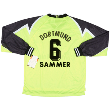 1995-96 Borussia Dortmund Home L/S Shirt Chapuisat #9 - 6/10 - (L)