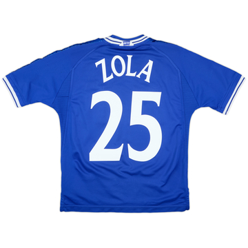 2001-03 Chelsea Home Shirt Zola #25 - 8/10 - (S)