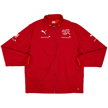 2010-12 Switzerland Player Issue Puma Track Jacket - 8/10 - (XL)