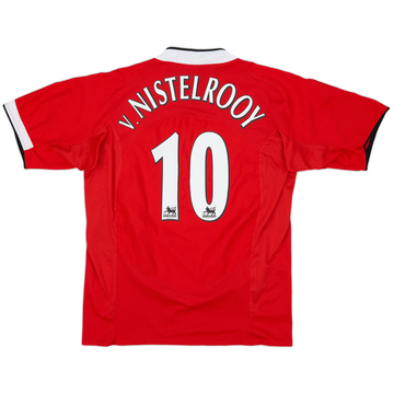 2004-06 Manchester United Home Shirt V.Nistelrooy #10 - 9/10 - (L)