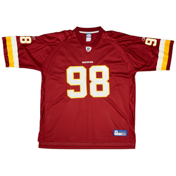 2004 Washington Redskins Springs #24 Reebok On Field Jersey