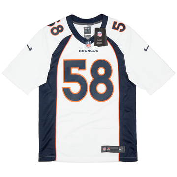 2018 21 Denver Broncos Miller 58 Nike Game Jersey Away M W Tags