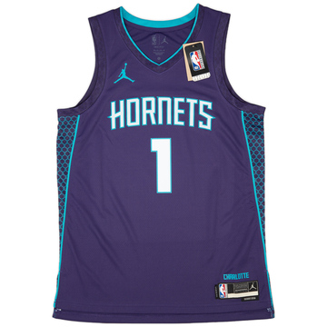 2018 20 Charlotte Hornets Bridges 0 Jordan Swingman Away Jersey L