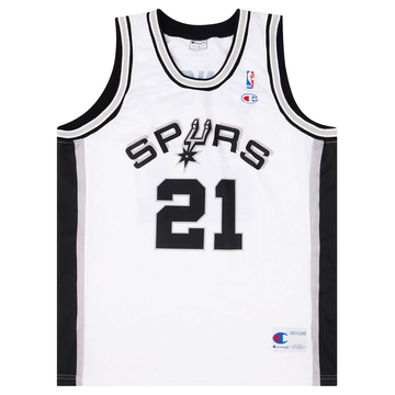 2002-06 San Antonio Spurs Duncan #21 Reebok Jersey (Away) Y