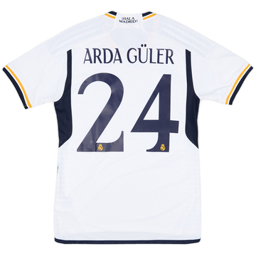 2023-24 Real Madrid Authentic Home CL Shirt Arda Guler #24 (M)