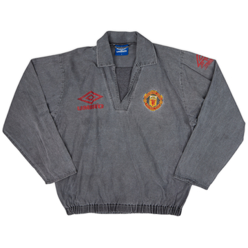 1994-95 Manchester United Player Issue Umbro Sweat Top - 8/10 - (XL)