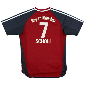 1997-99 Bayern Munich Home Shirt Scholl #7 - 6/10 - (L) 1997-99 Bayern Munich Home Shirt Scholl #7 - 6/10 - (L)
