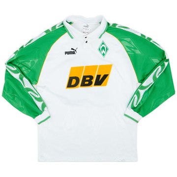 1995-96 Werder Bremen Home L/S Shirt - 9/10 - (S)