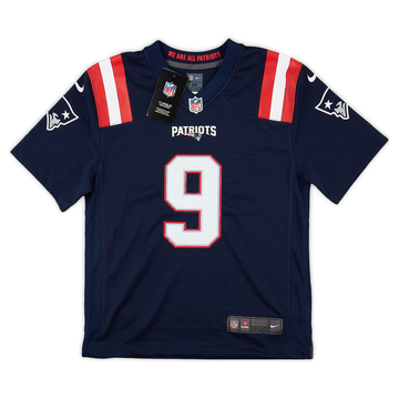 2021 23 New England Patriots Jones 10 Nike Game Home Jersey L