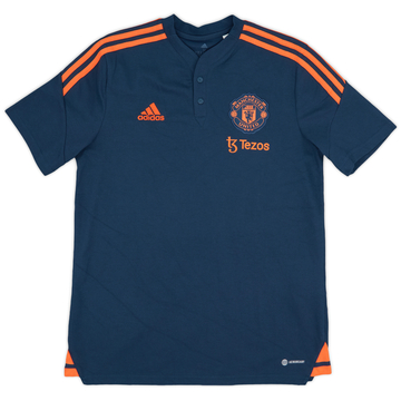 ウェア Manchester United Official Polo Shirt L MANCHESTER UNITED 2022/2023 FOOTBALL POLO SHIRT JERSEY