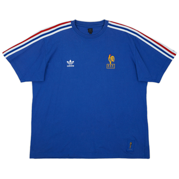 1998-00 France adidas Cotton Tee - 5/10 - (L/XL)