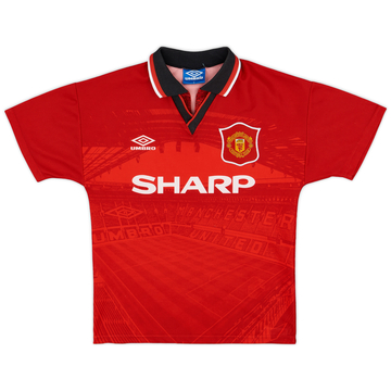 1994-96 Manchester United Third Shirt - 9/10 - (Y)