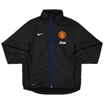 2013-14 Manchester United Nike Hooded Rain Jacket - 7/10 - (L)