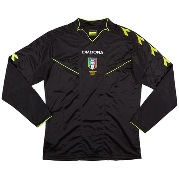 2013-15 Italy Diadora Referee L/S Shirt - 6/10 - (M)