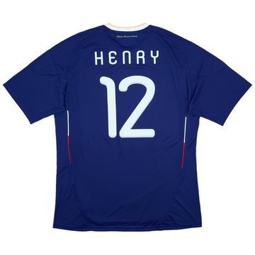2009-10 Francia Camiseta Local Henry #12 (XL)