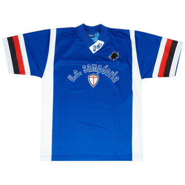 asics サンプドリア シャツ 青 1996-97 Sampdoria Asics Training L/S Shirt (XL)