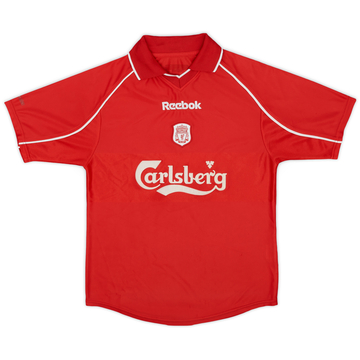 ウェア Liverpool FC Home Jersey 00s Gerrard 2000-02 Liverpool Home Shirt Gerrard #17 - 8/10 - (XL.Boys)