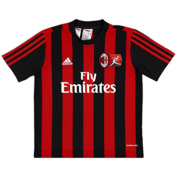 2011-12 AC Milan adidas Youth Camp Training Shirt - 7/10 - (XS)