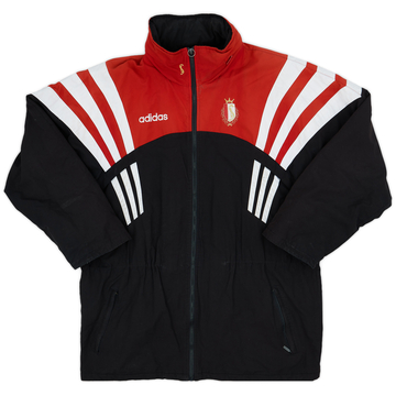 1997-98 Standard Liege adidas Padded Bench Coat - 9/10 - (L)