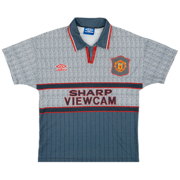 1995-96 Manchester United Away Shirt - 7/10 - (Y)