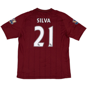 David Silva 11-12 Manchester City Home Retro Jersey #21 | eBay