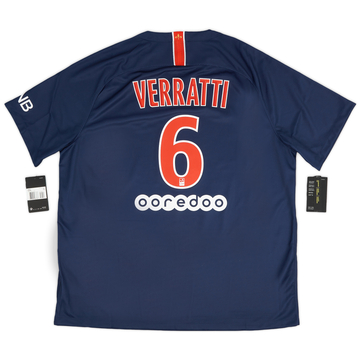 2018-19 Paris Saint-Germain Third/Home Shirt Verratti #6 (M)