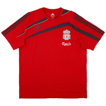 2009-10 Liverpool adidas Camiseta Casual - 9/10 - (L)