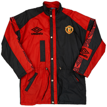 1995-97 Manchester United Umbro Bench Coat - 8/10 - (L)